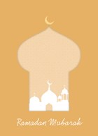 ramadan kaart moskee ramadan mubarak